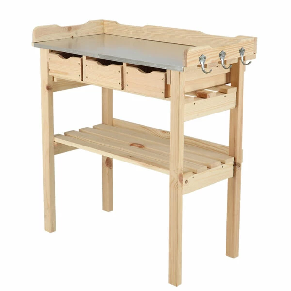 Oppottafel Met Lades Blank 4 Oppottafel Met Lades Blank - Afbeelding 2